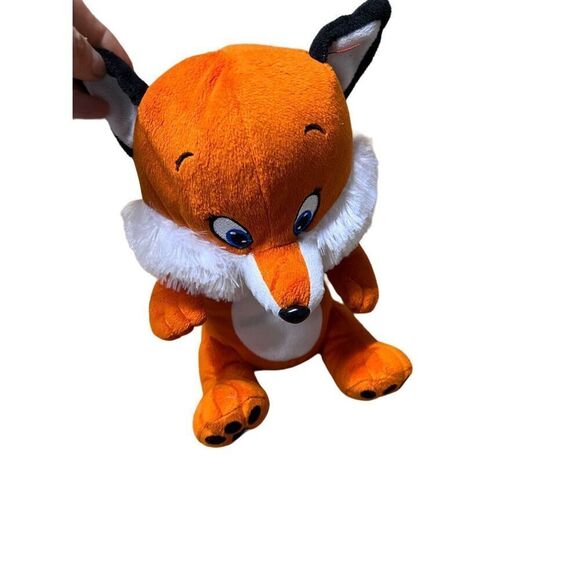 Six Flags Orange Exclusive Blue Eye Fox Stuffed Animal One Size - Picture 4 of 9